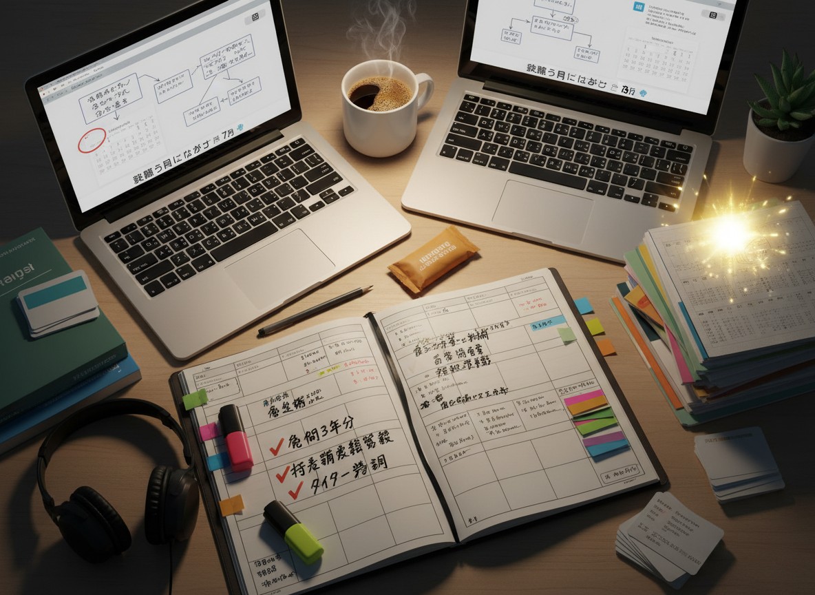 資格試験日の1週間前｜最後の追い込みで合格率を10%高めるための行動リスト