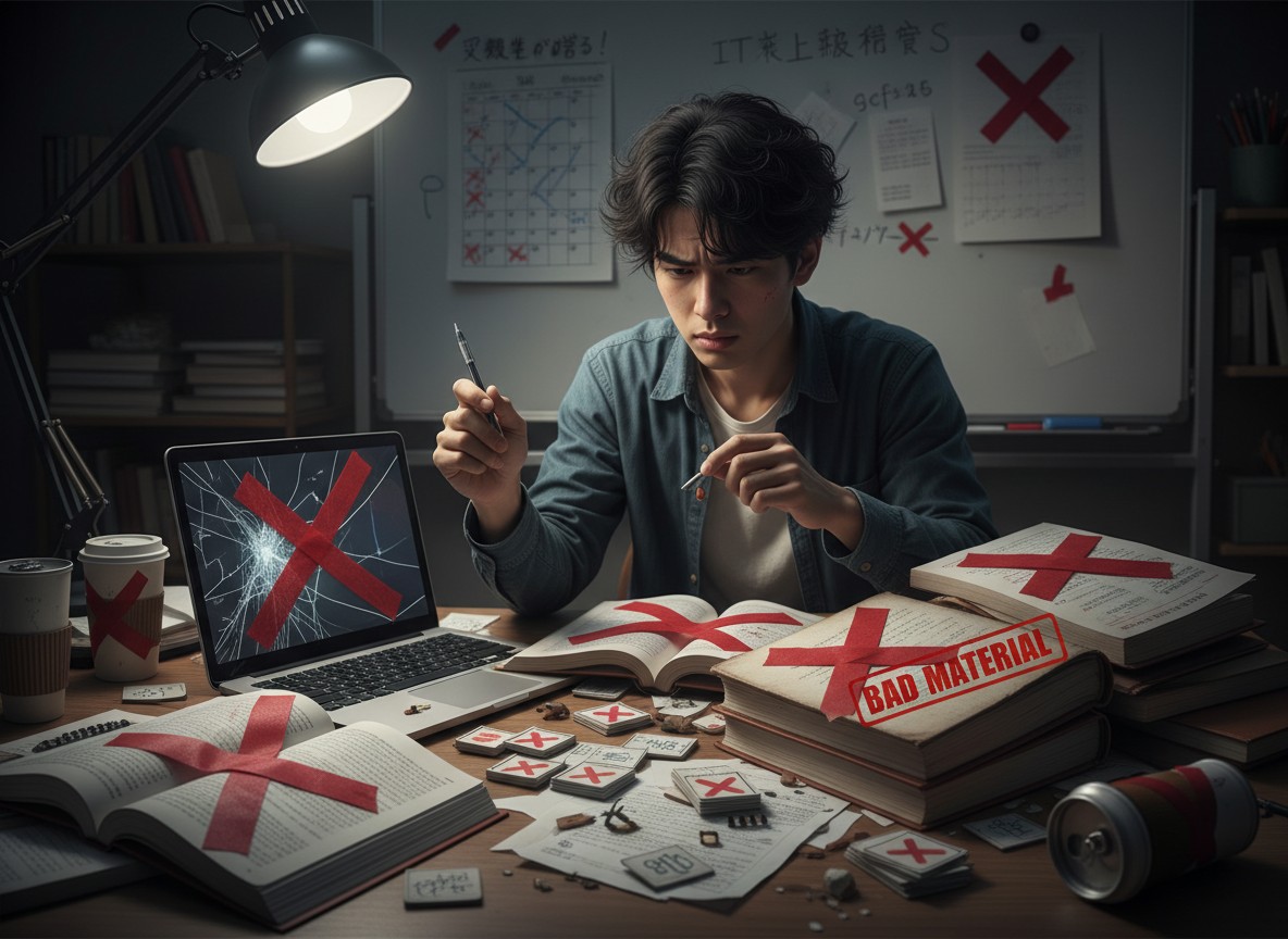 受験生が語る！IT系上級認定Sの試験対策で使ってはいけない「ダメ教材」リスト