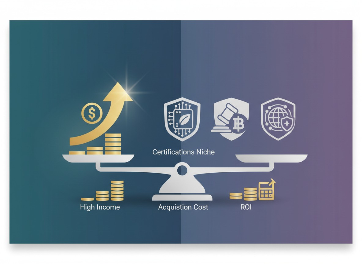 【徹底比較】高年収を目指せるニッチな資格3選｜取得費用と年収増加額のROI検証